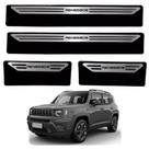 Kit Soleira Em Aço Inox Baixo Relevo Jeep Renegade todos os anos