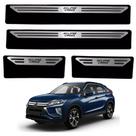 Kit Soleira Em Aço Inox Baixo Relevo Mitsubishi Eclipse Cross todos os anos