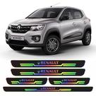 Kit Soleira Holografica Renault Kwid Porta E Porta Malas Kit Soleira Holografica Renault Kwid Porta E Porta Malas