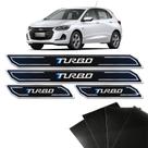 Kit Soleira Onix Turbo Hatch Sedan 2020 E Protetor De Porta