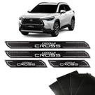Kit Soleira/protetor De Porta Toyota Corolla Cross Resinada