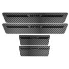 Kit Soleira Protetora Porta Premium Black Carbono - Astra