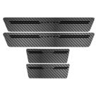 Kit Soleira Protetora Porta Premium Black Carbono - Duster