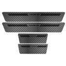 Kit Soleira Protetora Porta Premium Black Fibra - Air Cross