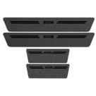 Kit Soleira Protetora Porta Premium Black PVC - 3008