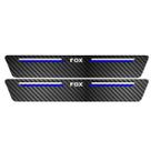 Kit Soleira Protetora Porta Premium Blue Carbono - Fox 2 PT Kit Soleira Protetora Porta Premium Blue Carbono - Fox 2 PT