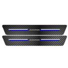 Kit Soleira Protetora Porta Premium Blue Carbono Jumper 2 PT