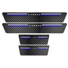 Kit Soleira Protetora Porta Premium Blue Carbono - T-cross