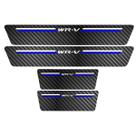 Kit Soleira Protetora Porta Premium Blue Carbono - WR-V Kit Soleira Protetora Porta Premium Blue Carbono - WR-V