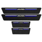 Kit Soleira Protetora Porta Premium Blue PVC Dolphin 24 25