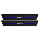Kit Soleira Protetora Porta Premium Blue PVC Jumpy 2 Portas
