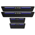 Kit Soleira Protetora Porta Premium Blue PVC Kwid 2024 2025