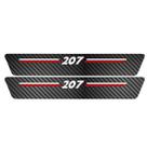 Kit Soleira Protetora Porta Premium Red Carbono 207 2 Portas Kit Soleira Protetora Porta Premium Red Carbono 207 2 Portas