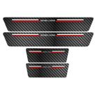 Kit Soleira Protetora Porta Premium Red Carbono GrandLivina