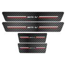 Kit Soleira Protetora Porta Premium Red Carbono - WR-V Kit Soleira Protetora Porta Premium Red Carbono - WR-V