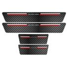 Kit Soleira Protetora Porta Premium Red Fibra Eclipse Cross