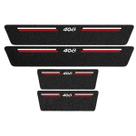 Kit Soleira Protetora Porta Premium Red PVC - 408