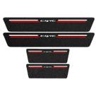 Kit Soleira Protetora Porta Premium Red PVC - Civic Kit Soleira Protetora Porta Premium Red PVC - Civic