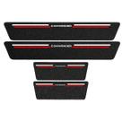 Kit Soleira Protetora Porta Premium Red PVC - Commander