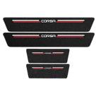 Kit Soleira Protetora Porta Premium Red PVC - Corsa