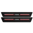 Kit Soleira Protetora Porta Premium Red PVC - Fiorino