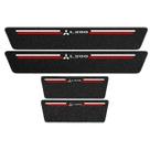 Kit Soleira Protetora Porta Premium Red PVC - L200
