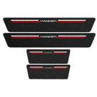 Kit Soleira Protetora Porta Premium Red PVC - Ranger Kit Soleira Protetora Porta Premium Red PVC - Ranger