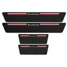 Kit Soleira Protetora Porta Premium Red PVC - Trail Blazer