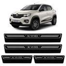 Kit Soleiras Elegance Np - Protetor Premium Kwid 2018 a 2024