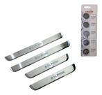 Kit Soleiras Led Azul Aço Inox KX3 - Dolphin e Mini Dolphin 2023 a 2025