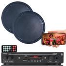 Kit Som Ambient Receiver Bt 1002+2 Arandelas Teto Gessopreta