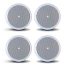 Kit Som Ambiente 4 Caixas Embutir Jbl 50w Rms Arandelas Top