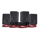 Kit Som Ambiente 400w Hayonik Bluetooth Usb Amplificador 4 Caixas Kit Som Ambiente 400w Hayonik Bluetooth Usb Amplificador 4 Caixas