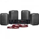 Kit Som Ambiente 400W Musical AMBIENCE 4000 Preto HAYONIK