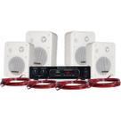 Kit Som Ambiente 400w Musical Ambience 4000 V2 Branco