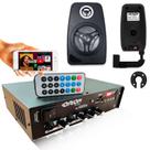 Kit Som Ambiente 500 Watts Bluetooth +12 Caixas Parede Pretas