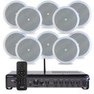 Kit Som Ambiente Area Gourmet Com 10 Arandelas Jbl + Bluetooth Entrada Tv Frahm Slim 3700