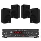 Kit Som Ambiente Compacto Amplificador Ths 1000 +cx Sobrepor