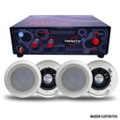 Kit Som Ambiente Double Bluetooth Com 2 Arandelas