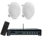 Kit Som Ambiente Frahm 3700 Slim + 2 Cx Som Arandela Embutir