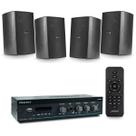 Kit Som Ambiente Frahm Recepções Lojas 4 Caixas PS200 Amplificador Slim 1000 G5 Kit Som Ambiente Frahm Recepções Lojas 4 Caixas PS200 Amplificador Slim 1000 G5