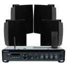 Kit Som Ambiente Jbl Acustico Para Area Gourmet Churrasqueira Varanda Bluetooth + 04 Caixas Jbl C521