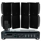 Kit Som Ambiente Jbl Acustico Para Area Gourmet Churrasqueira Varanda Bluetooth + 08 Caixas Jbl
