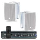 Kit Som Ambiente Jbl Bluetooth Area Externa Piscina Varanda Slim 1600 + 02 Caixas Acústica Jbl