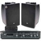 Kit Som Ambiente Jbl Bluetooth Area Piscina Churrasco Slim 1600 + 2 Caixas Acústica Jbl