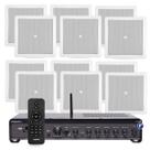 Kit Som Ambiente Jbl Bluetooth Optical Conexão Tv + 12 Arandelas de Embutir
