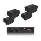 Kit som ambiente leson lsa 7000 com 4 caixas bsa aw6 preta