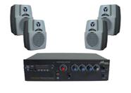 Kit Som Ambiente MP 250 + 4 Caixas Acústicas