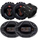 Kit Som Automotivo 4 Alto Falantes Portas e Tampão Jbl 6 E 6x9 Pol + Módulo Amplificador Stetsom