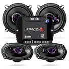 Kit Som Automotivo Alto Falantes Pioneer 6x9 + 5 Pol Tampão E Porta 300w Rms + Modulo Kit Som Automotivo Alto Falantes Pioneer 6x9 + 5 Pol Tampão E Porta 300w Rms + Modulo